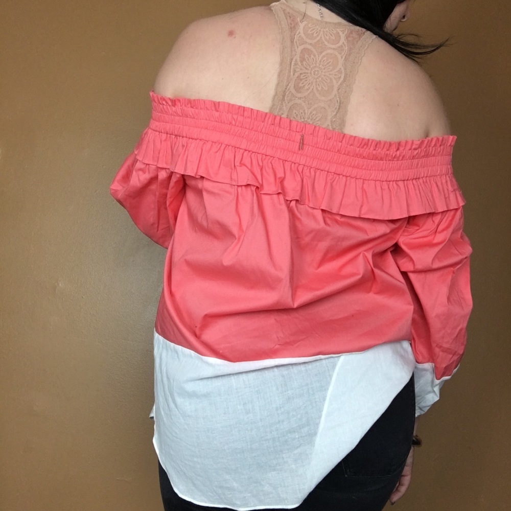 ANTHRO / Pink Peasant Blouse - Picture 4 of 5